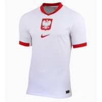 Echipament fotbal Polonia Tricou Acasa European 2024 maneca scurta